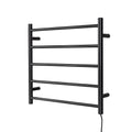 Devanti Electric Heated Towel Rail Rack 5 Bars Wall Mounted Clothes Dry Warmer