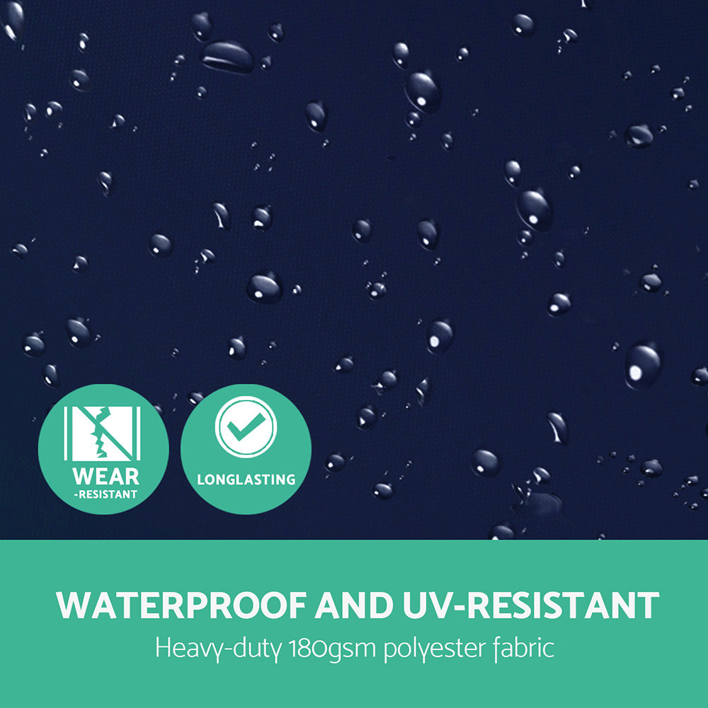 3m Outdoor Umbrella Cantilever Garden Beach Patio Navy