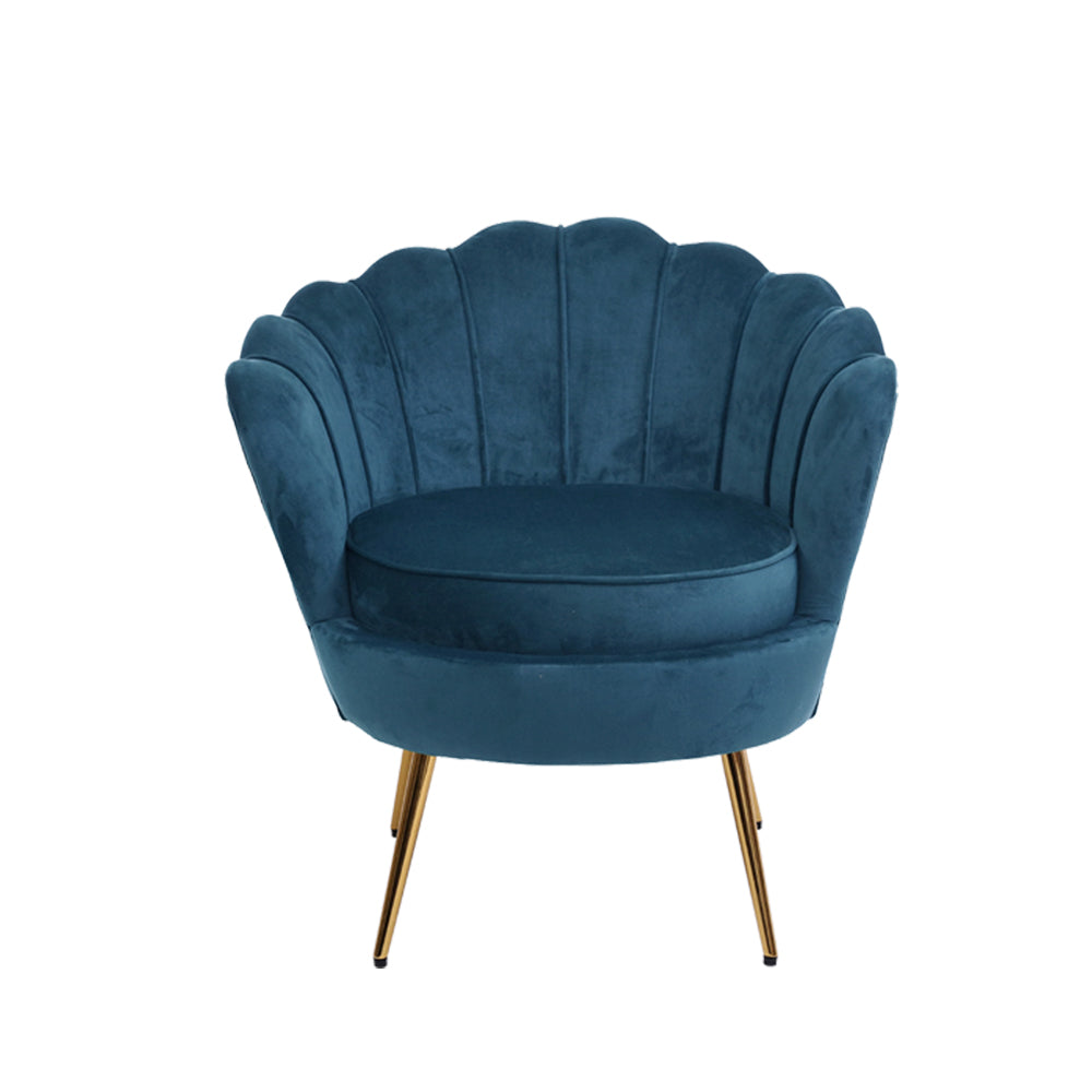 Armchair Velvet Blue Callista
