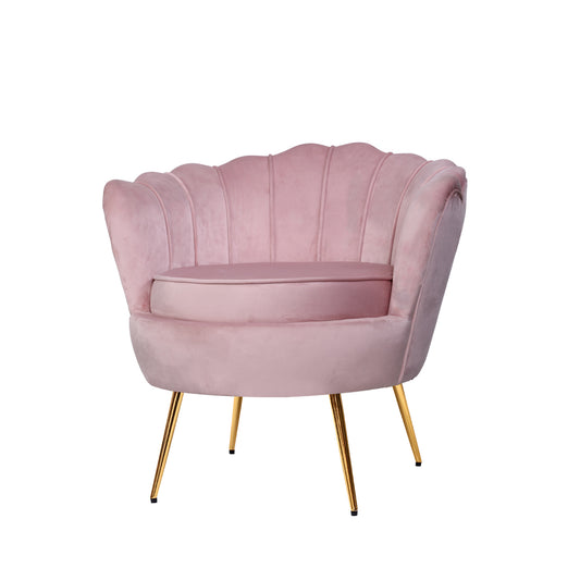 Armchair Velvet Pink Callista