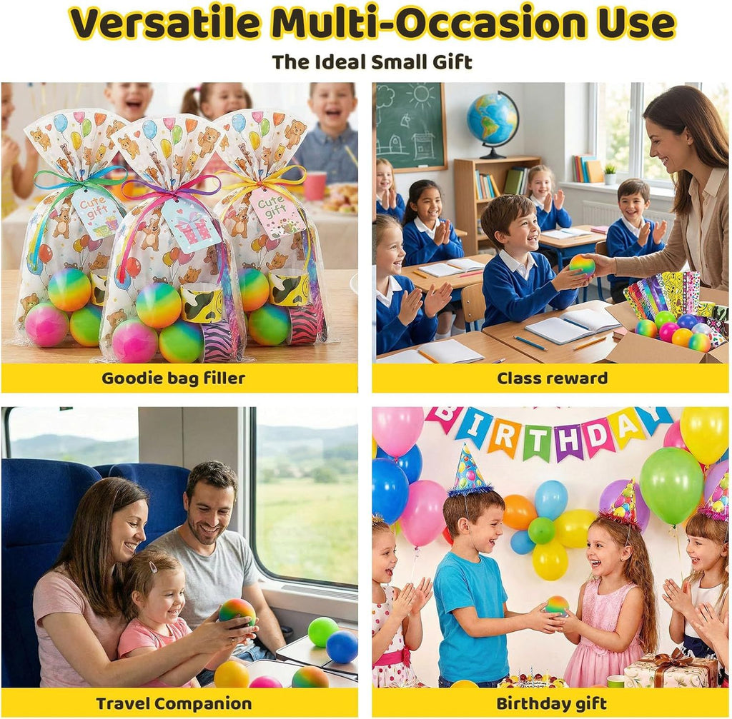 5 PCS Color Changing TPR Stress Balls for Office & Classroom – Soft Sensory Squeeze Toys to Relieve Anxiety (Multicolor)