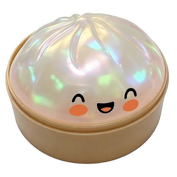 Giant Glitter Dumpling Squishy Squeeze Ball, White