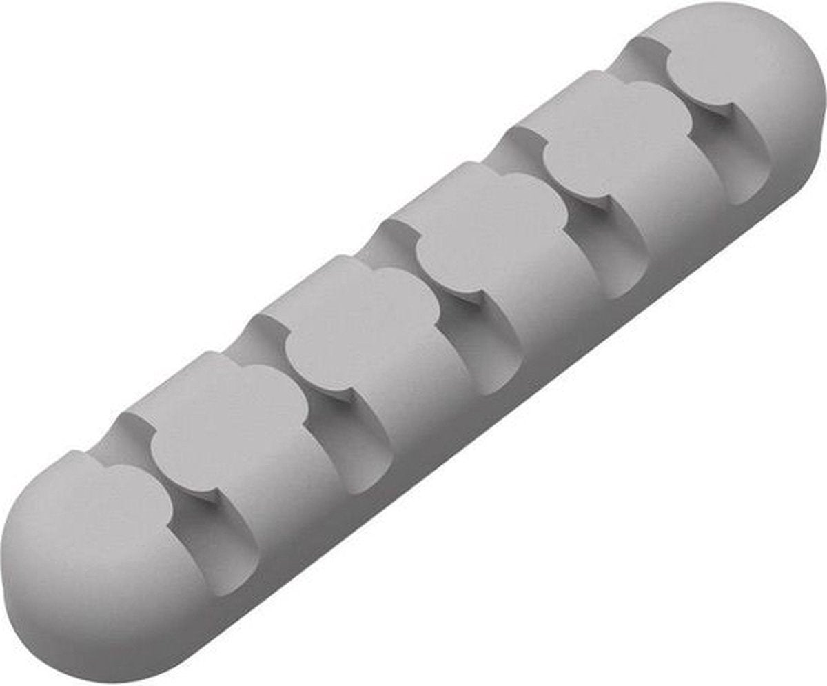 Self-Adhesive Cable Holder | Cable Organizer | Cable Clips | Self-Adhesive Cable Clips | Cable Clamp | Cable Holder | For 5 Cables | Gray