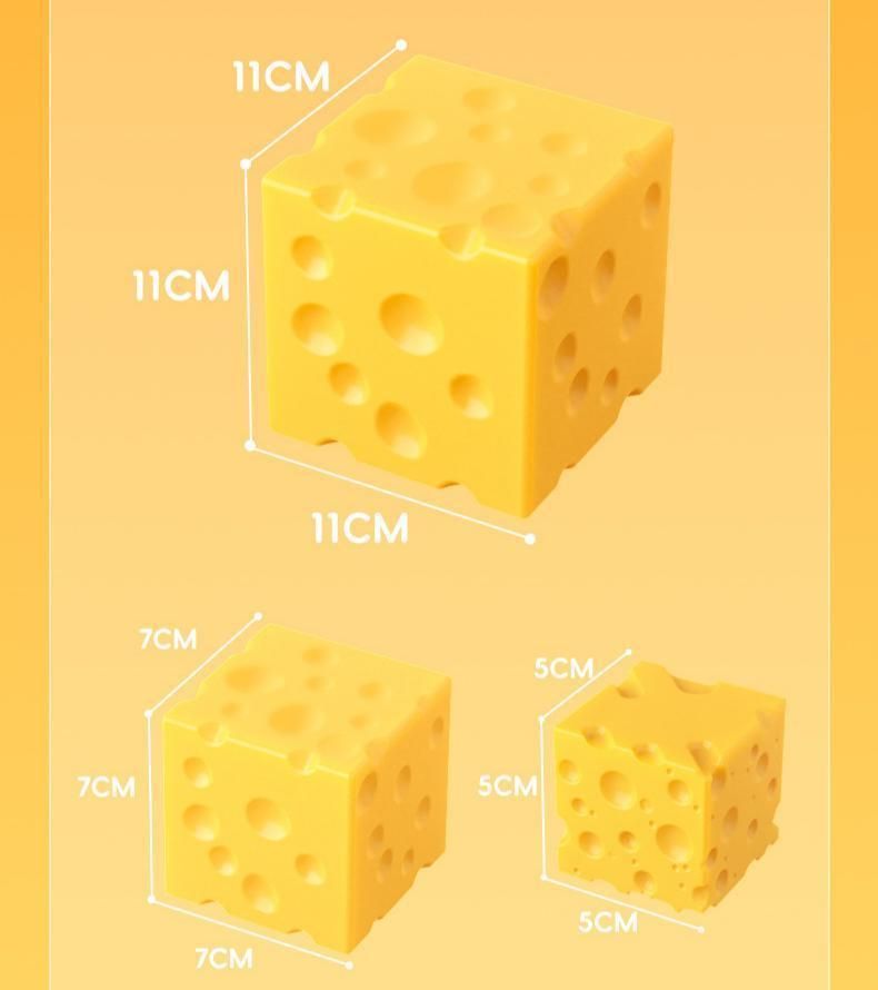 Cheese Squeeze Toy 11×11×11cm