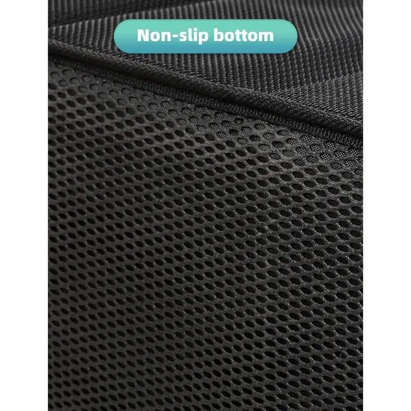 Car Multi-Compartment Organizer: Non-Slip & Spacious, 4-Section Storage for a Tidy Interior