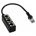 RJ45 Network 1 to 3 Port Ethernet Adapter Adapter Cable Network Cable Splitter