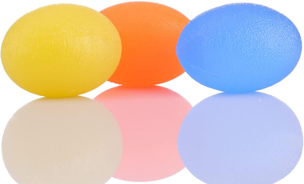 Hand Exercise Balls,Hand Therapy Balls,Grip Balls,Stress Relief Ball for Adult and Kid,Squeeze Balls Grip Equipment Ball-3 Resistance Levels(3 PCS)