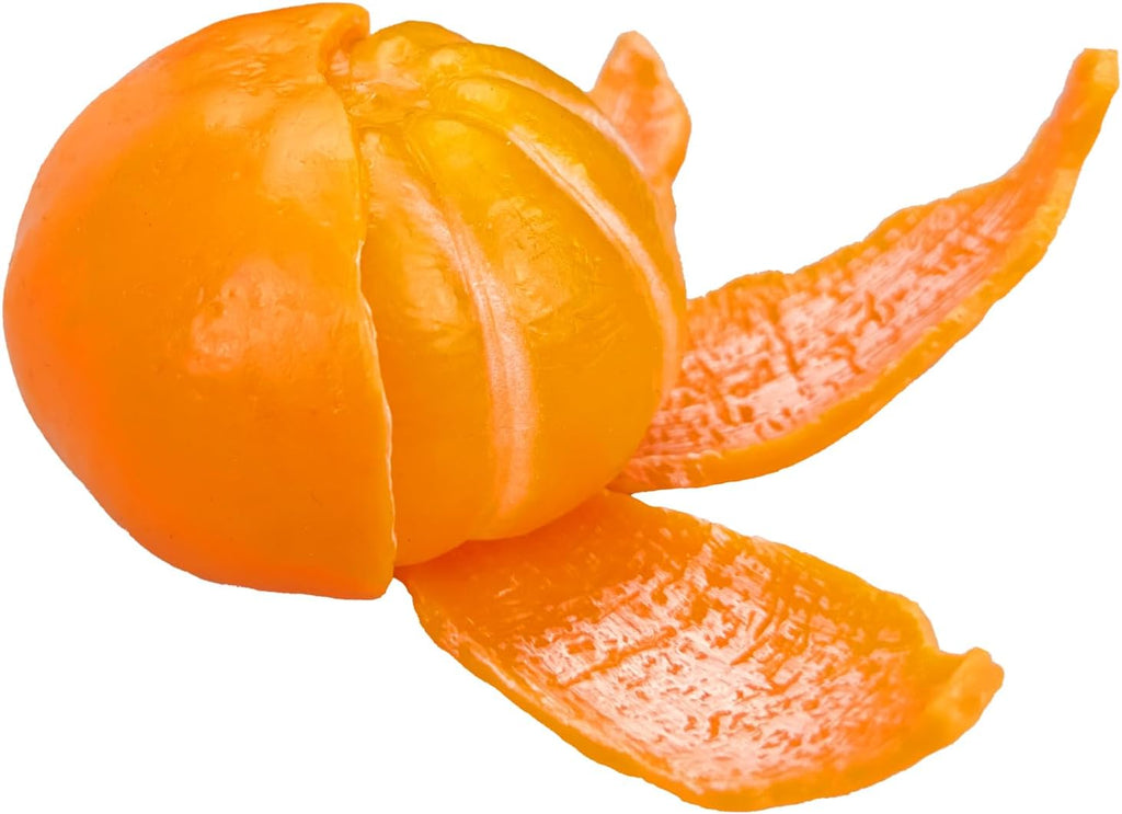 Tangerine Squishies Stress Relief Soft Scented Simulation Orange Fruit Squeeze Toys Cute Birthday Gift Novelty Toy for Kid Adult (Orange)