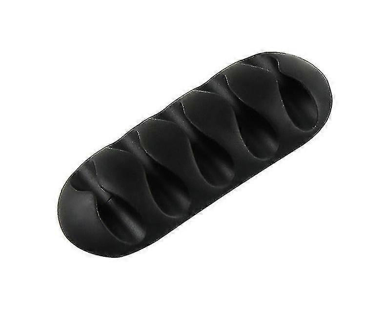 2pcs Black Cable Holders for Desk Cable Management Organizer