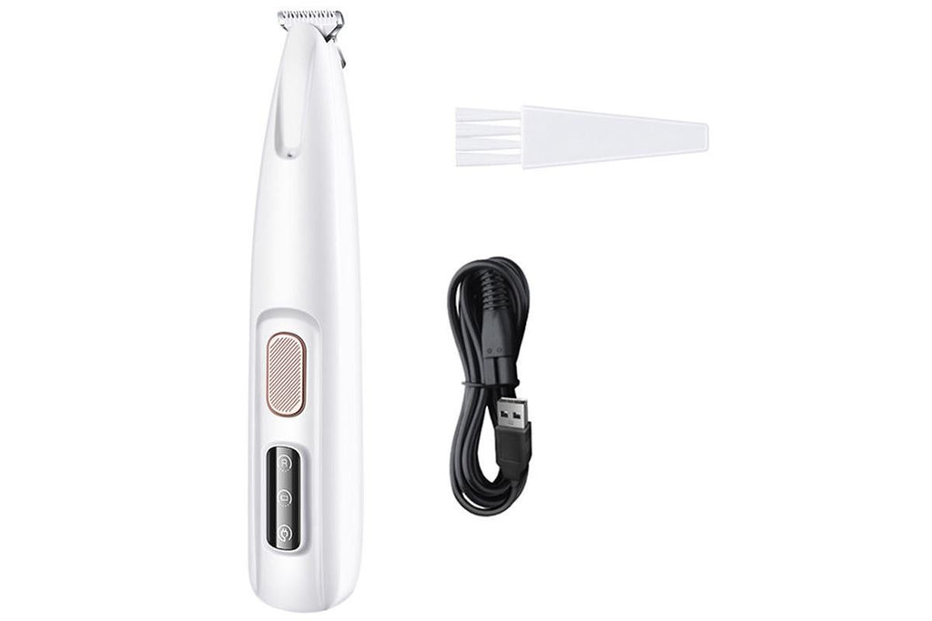 Dog Paw Trimmer 18mm Widen Pet Hair Clipper Dog Clippers for Grooming With LED Light LED Display Rechargeable