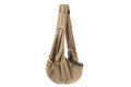 Breathable Dog Carrier Sling With Storage Pocket Pet Carrier Shoulder Pouch For Outdoor Travel -Khaki