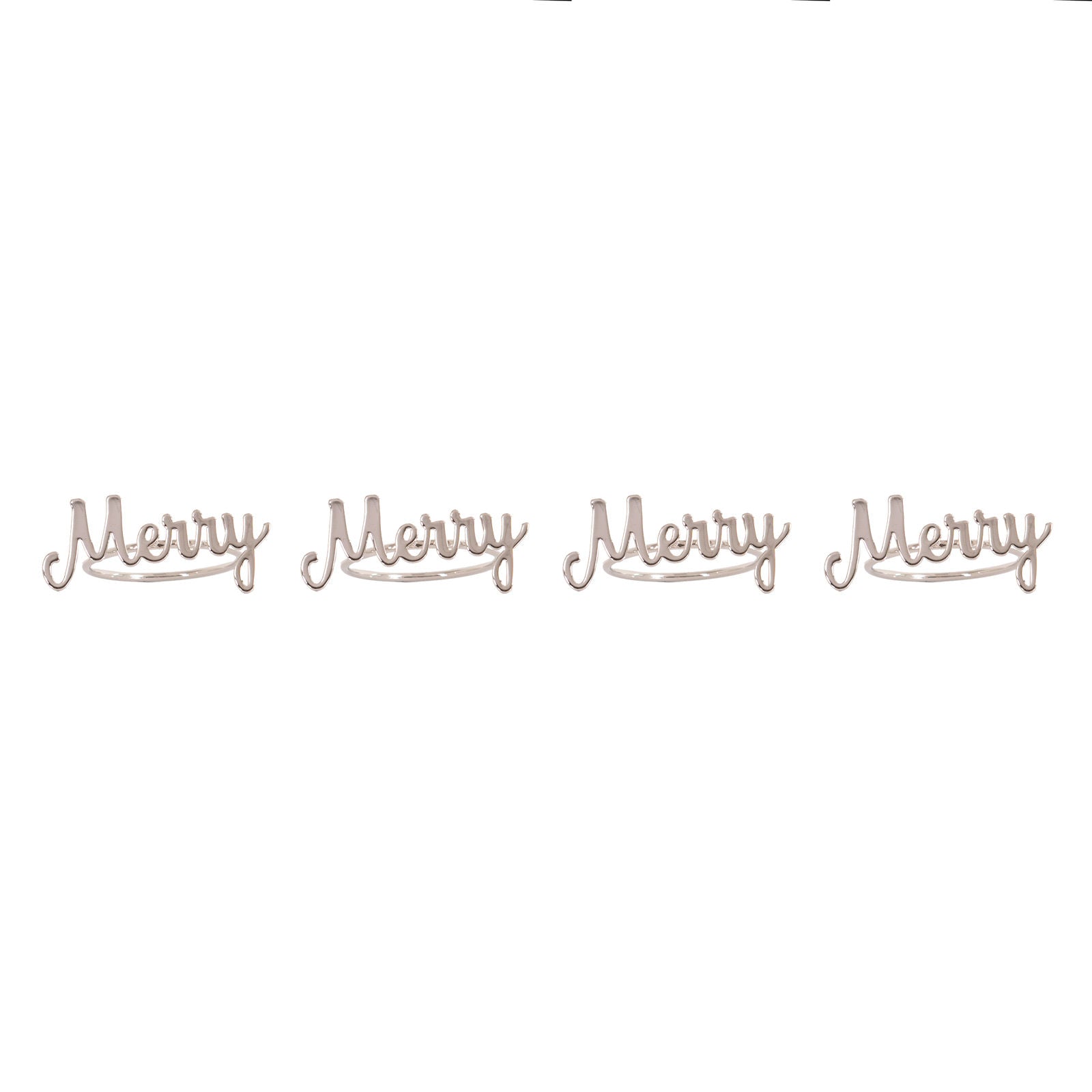 Bread and Butter Napkin Rings - Merry - 4 Pack