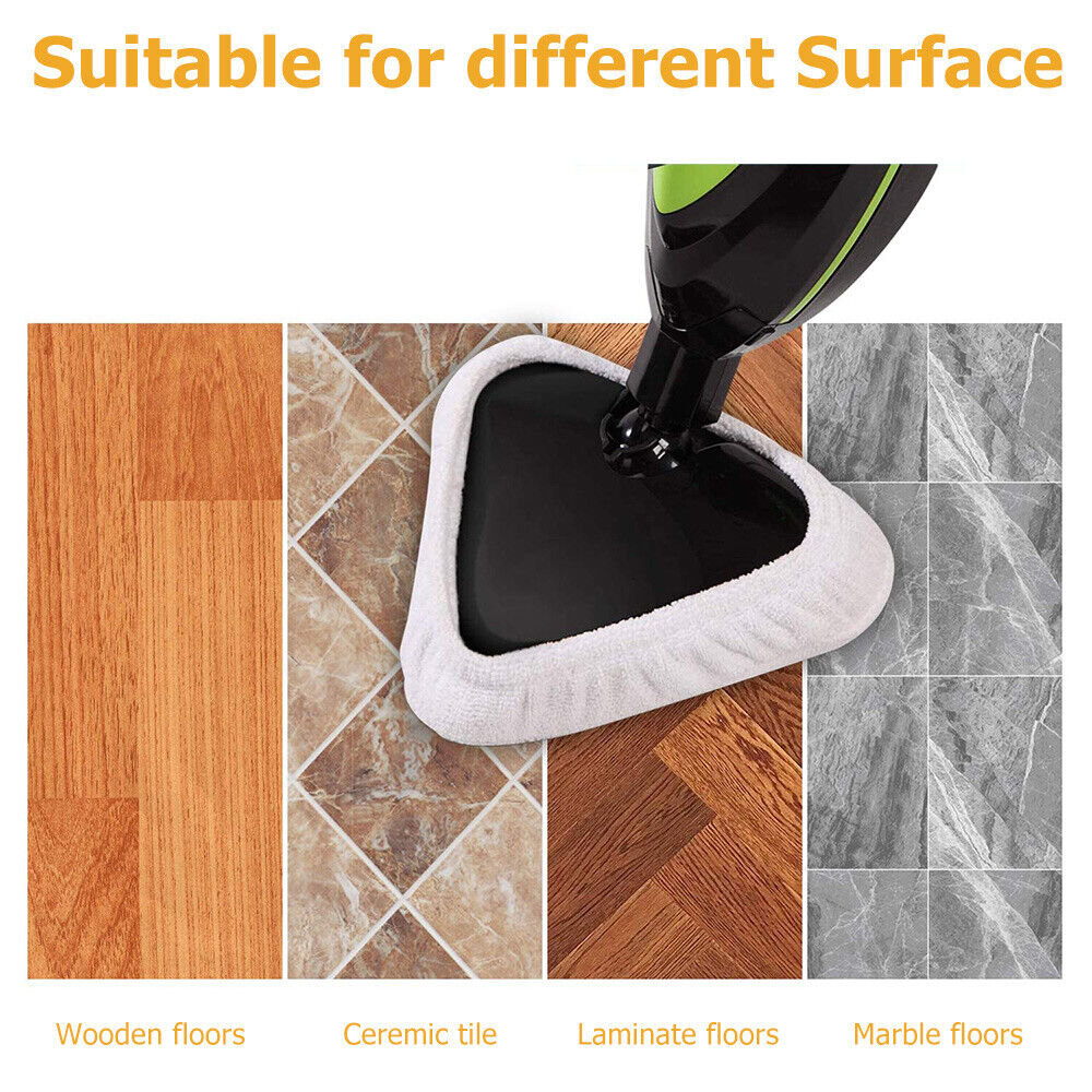 6PCS For H2O H20 Steam Mop Pads Replacement Reusable Washable Cloths Microfiber
