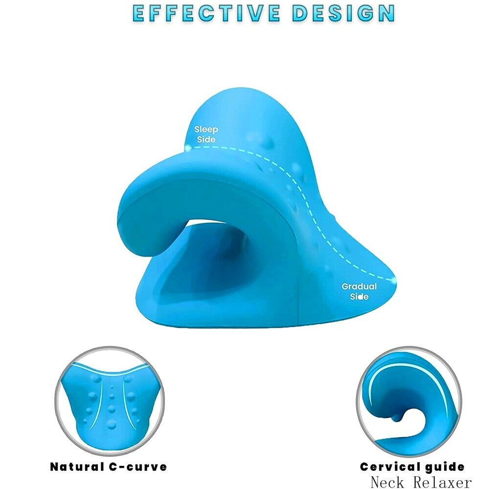 Neck Traction Pillow Original Cloud Shape Neck Stretcher Cervical Pain Relief AU