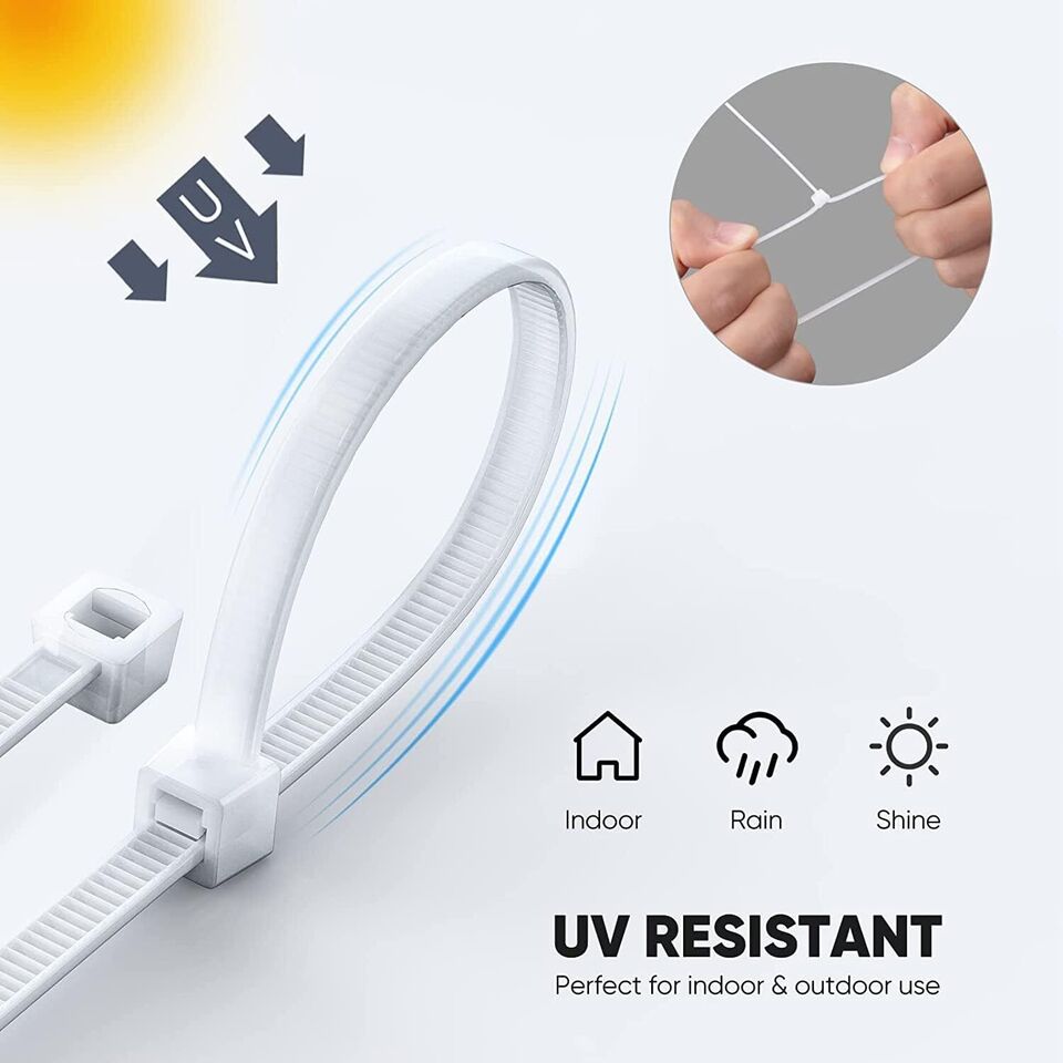 Cable Ties Zip Ties Nylon UV Stabilised 1000x Bulk Black Cable Tie AU STOCK