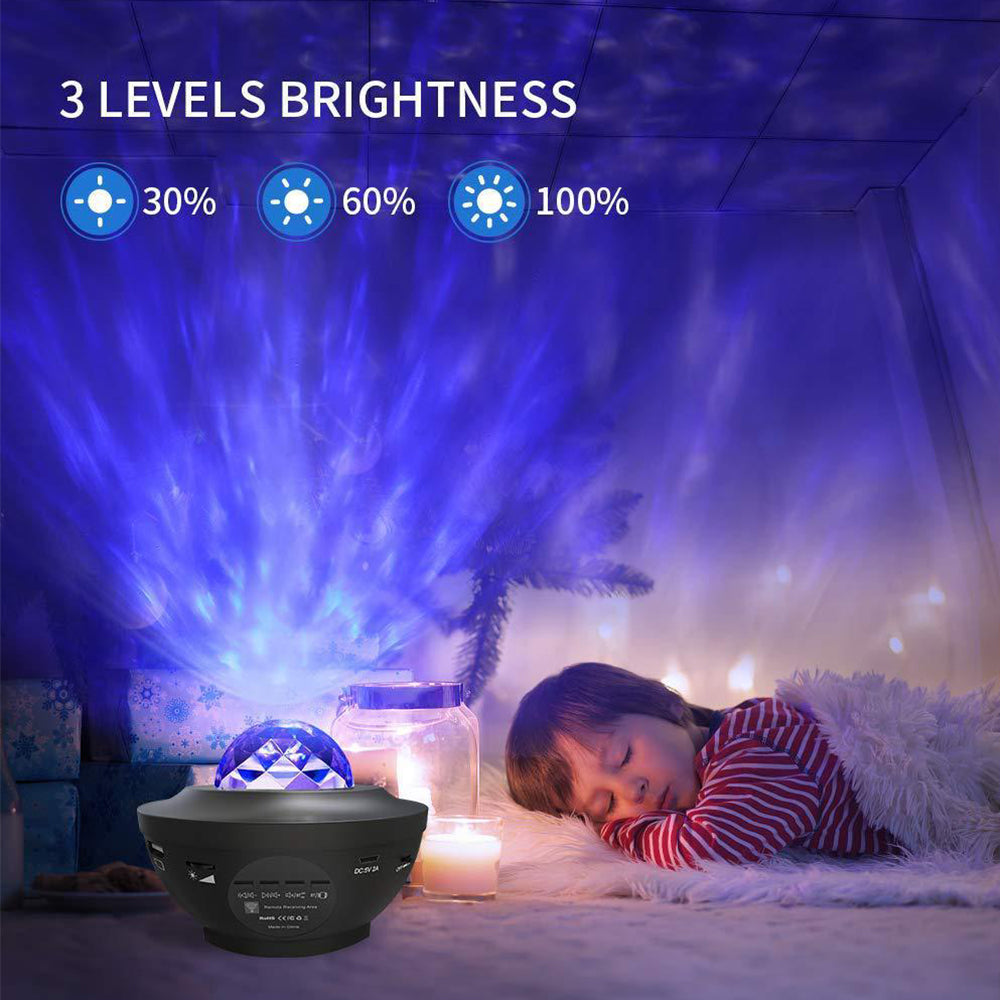 Galaxy Starry Night Light Projector Ocean Star Sky Party Baby Kids Room LED Lamp