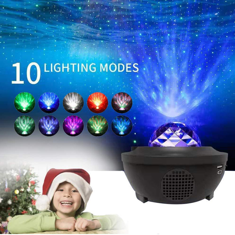 Galaxy Starry Night Light Projector Ocean Star Sky Party Baby Kids Room LED Lamp