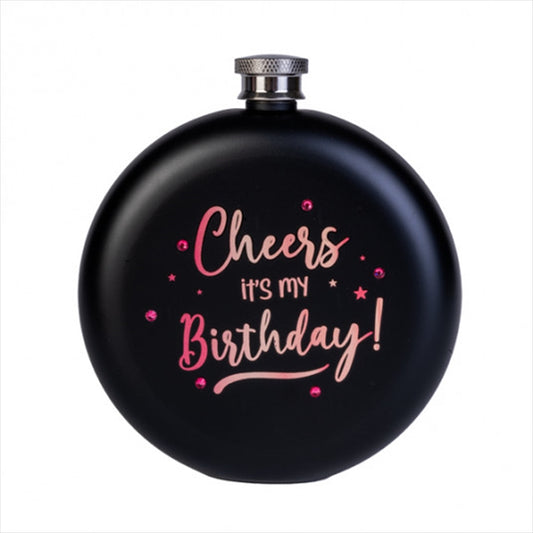 Round Flask Rose Gold 21