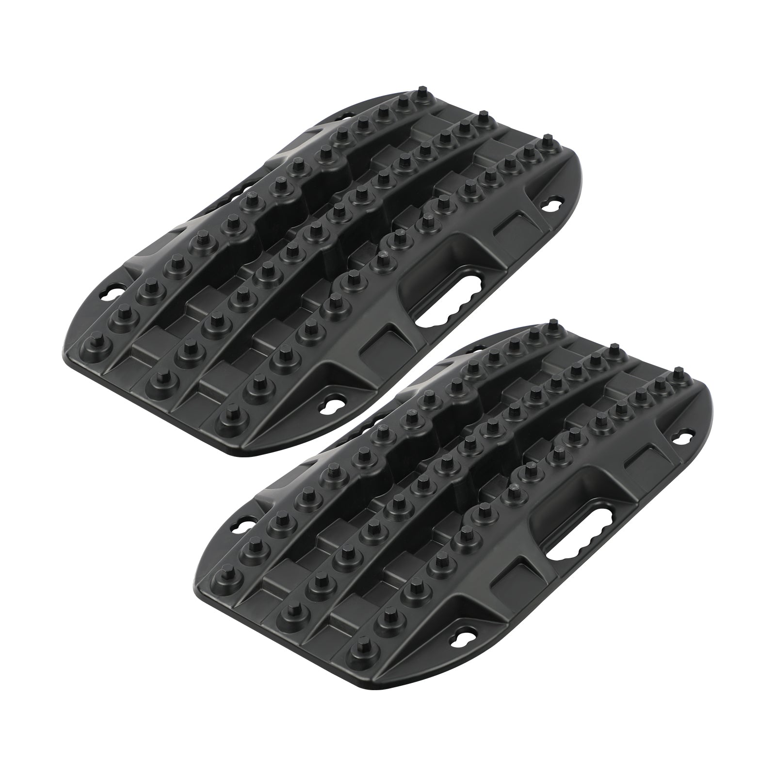 Mini Recovery Tracks Traction Boards Sand Mud Snow 4WD 4x4 Vehicle 1 Pair Black