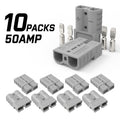 10 x 50A Anderson Style Plug Copper Connectors Terminals Pack Caravan Trailer Solar