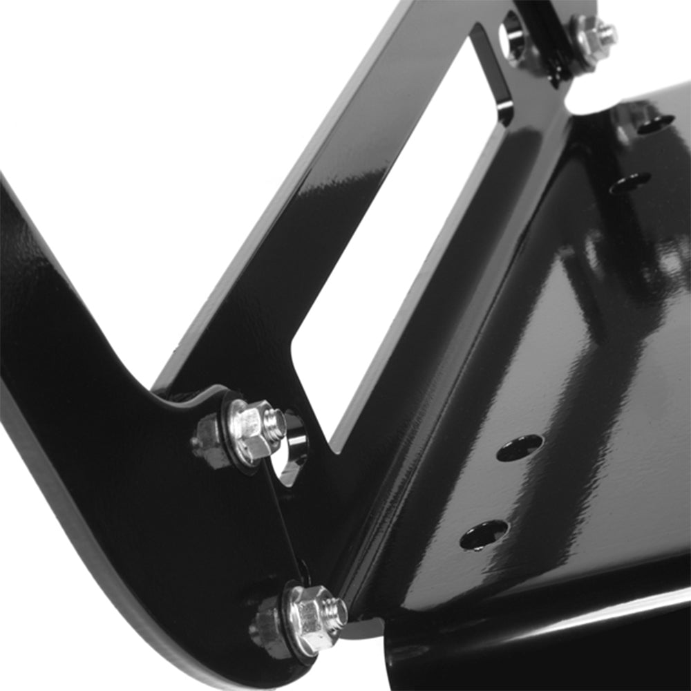 Winch Cradle Mounting Plate Bracket Foldable Steel Bar Truck Trailer 4WD Universal For 9000 10000 12000 13000 14500LBS winch