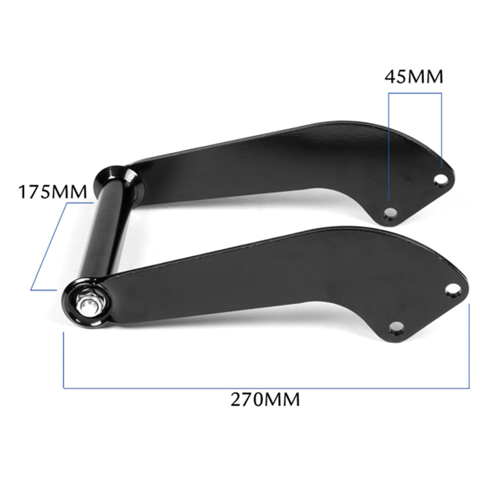 Winch Cradle Mounting Plate Bracket Foldable Steel Bar Truck Trailer 4WD Universal For 9000 10000 12000 13000 14500LBS winch