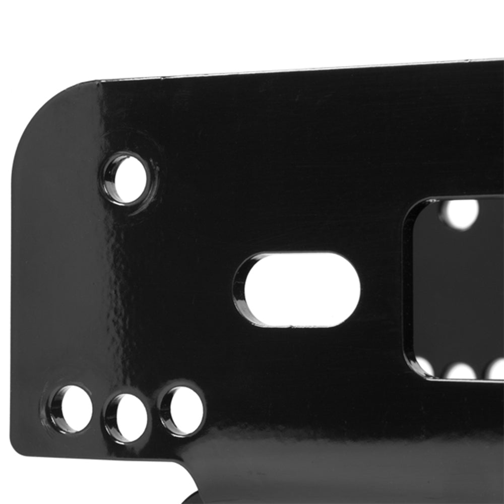 Winch Cradle Mounting Plate Bracket Foldable Steel Bar Truck Trailer 4WD Universal For 9000 10000 12000 13000 14500LBS winch