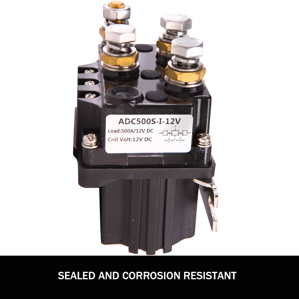 Winch Solenoid Relay Controller 500A DC Switch 4WD 9500LBS-17000LBS 4x4