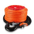 Winch Rope 9.5MM X 30M Dyneema SK75 Hook Synthetic Car Tow Recovery Cable Hook