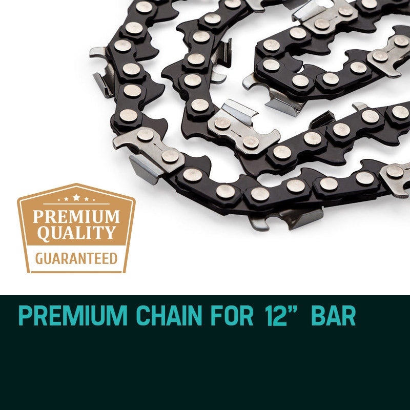 BAUMR-AG 12 Bar Replacement Spare Chainsaw Chain 3/8 .050 Gauge DL 44