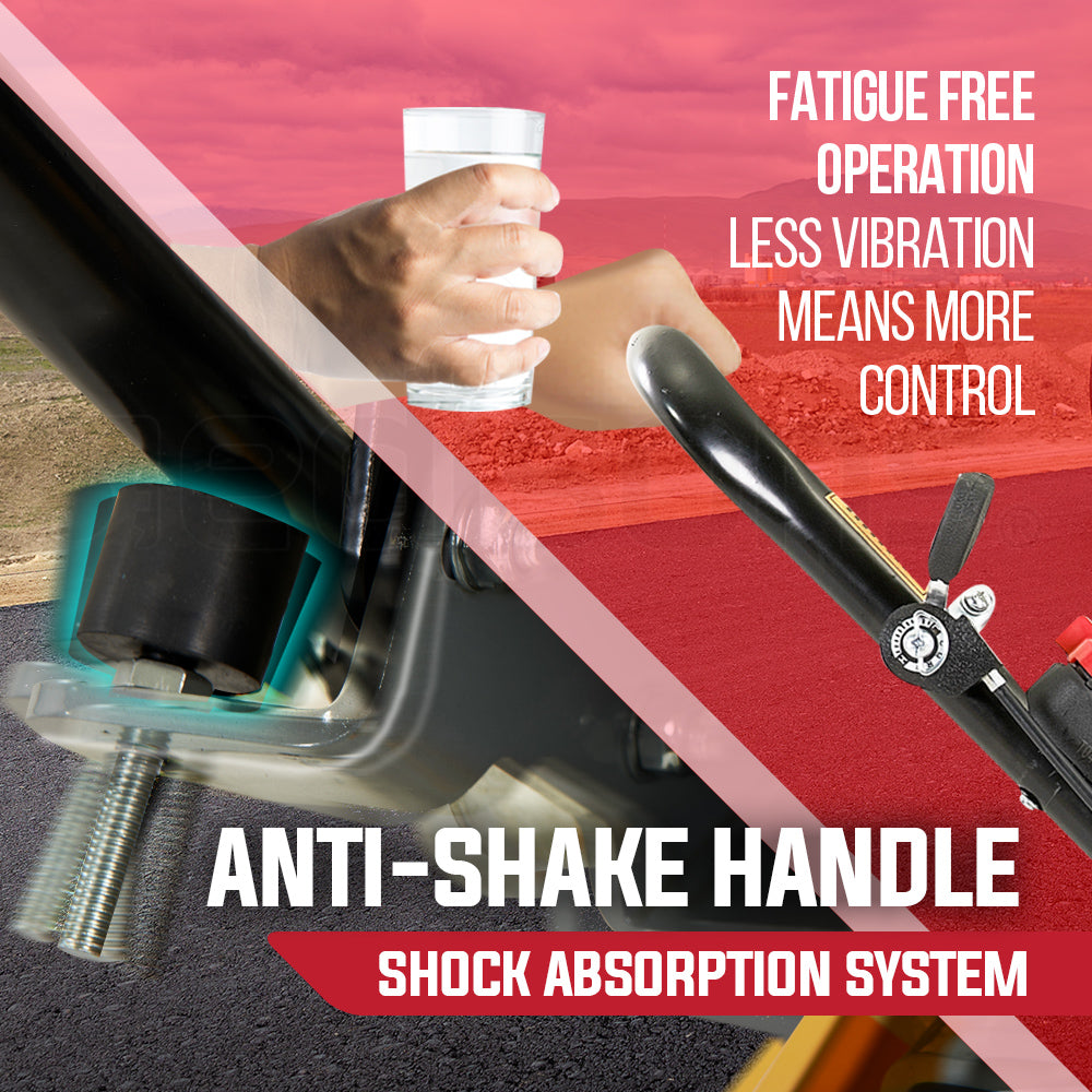 BAUMR-AG 111kg 400x545mm 7.0HP Plate Compactor, Sprinkler System (BCX-800)