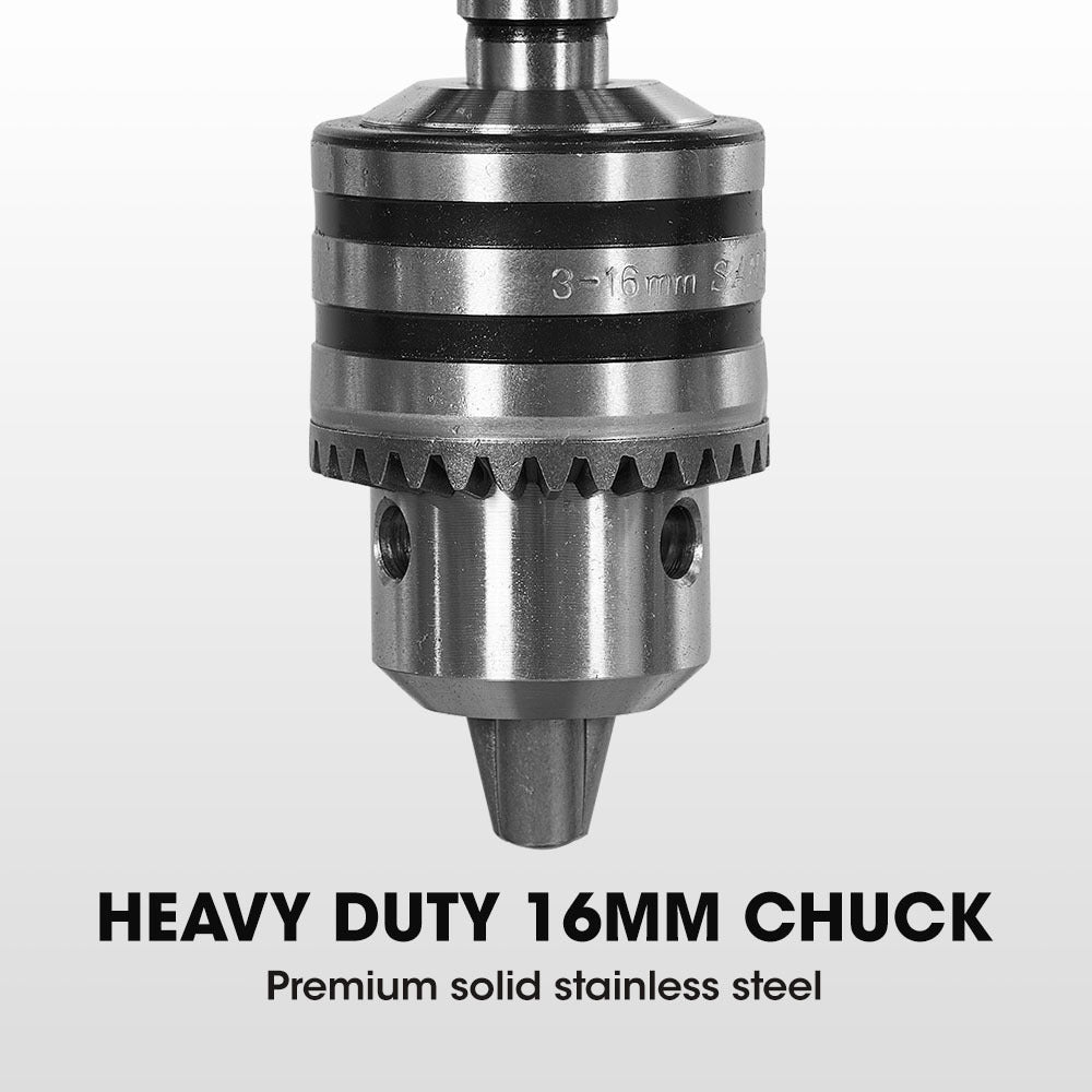 Baumr-AG 600W 12  Pedestal Bench Drill Press, 12 Speeds, 16mm Chuck (DP17)