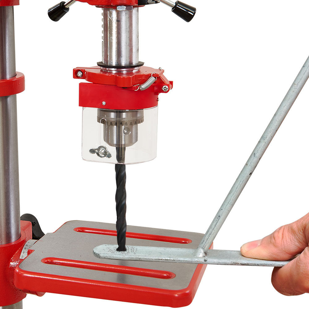 Baumr-AG 600W 12  Pedestal Bench Drill Press, 12 Speeds, 16mm Chuck (DP17)