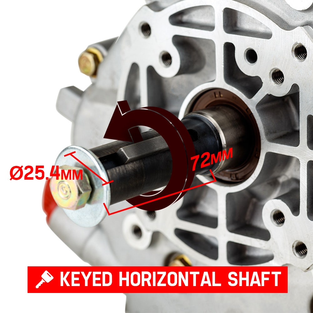 Baumr-AG 7HP DIESEL Stationary Engine 4 Stroke OHV Horizontal Shaft Motor