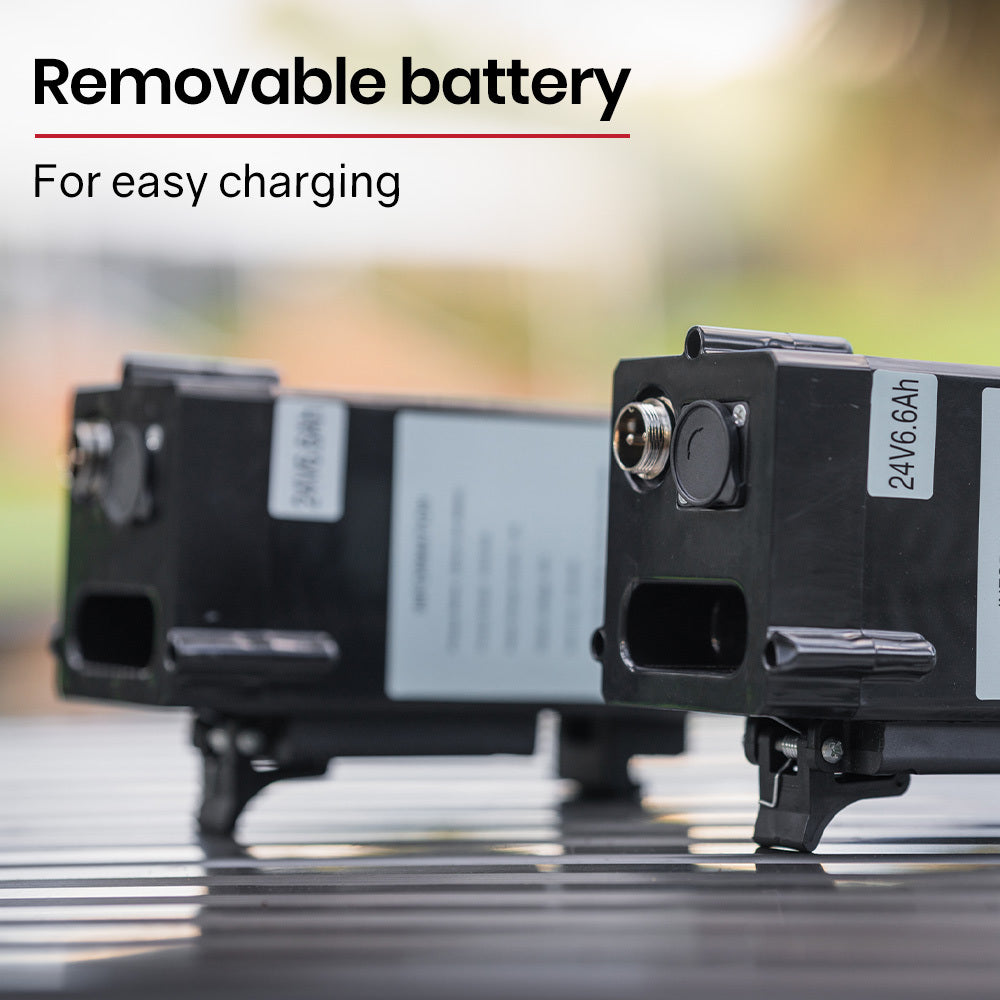 EQUIPMED Power Electric Wheelchair, Airline Approved Wheel Chair, Lightweight, Folding, Long Range, Lithium Batteries, Black & Silver