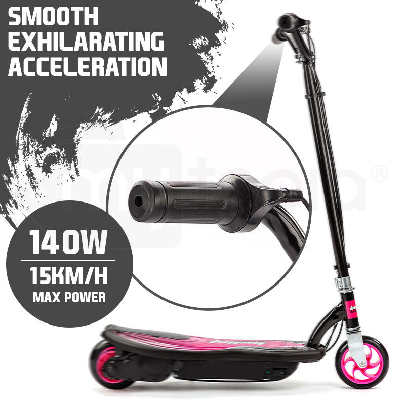 BULLET ZPS Kids Electric Scooter 140W Children Toy Pink Girls Battery Ride