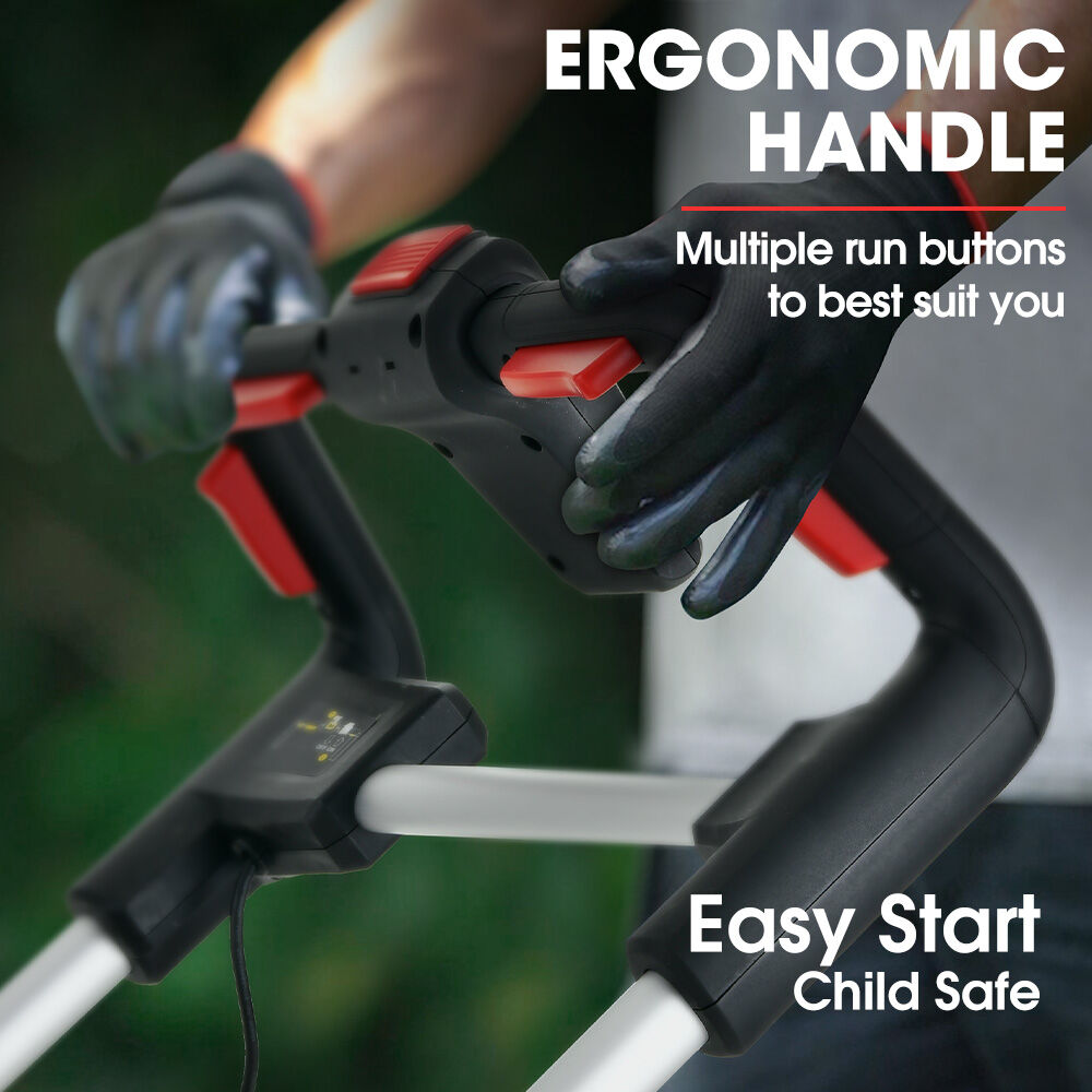 BAUMR-AG 520CX 40V SYNC 17  Cordless Lawn Mower Kit, Fast Charger, 2 x 4Ah Battery, 5 Cutting Heights, Adjustable Ergonomic Handle, Mulching Option