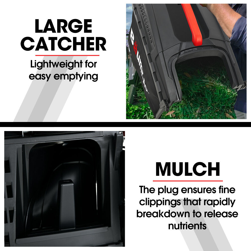 BAUMR-AG 520CX 40V SYNC 17  Cordless Lawn Mower Kit, Fast Charger, 2 x 4Ah Battery, 5 Cutting Heights, Adjustable Ergonomic Handle, Mulching Option