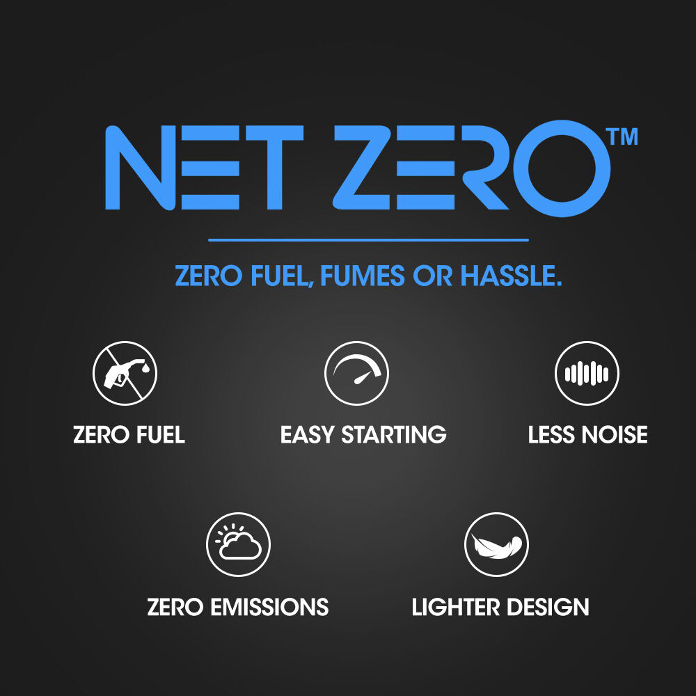 BAUMR-AG 520CX 40V SYNC 17  Cordless Lawn Mower Kit, Fast Charger, 2 x 4Ah Battery, 5 Cutting Heights, Adjustable Ergonomic Handle, Mulching Option