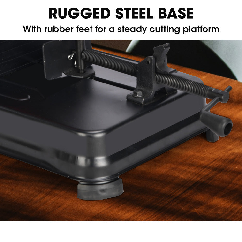 Baumr-AG 2400W 355mm 14  Metal Cut Off Cold Saw, Soft Start, 45 Degree Mitre Chop