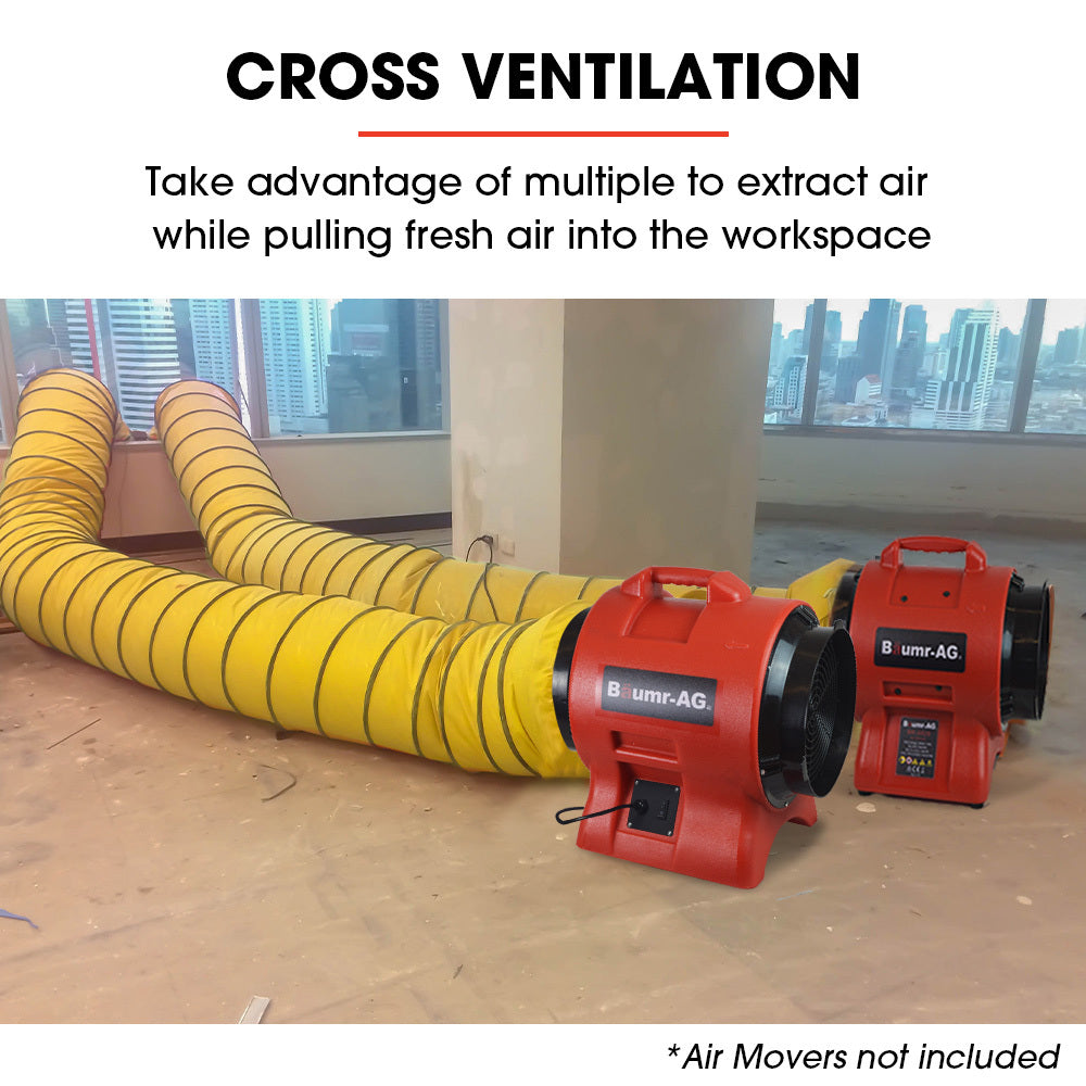 Baumr-AG 200mm 10m Duct for 8 Air Movers