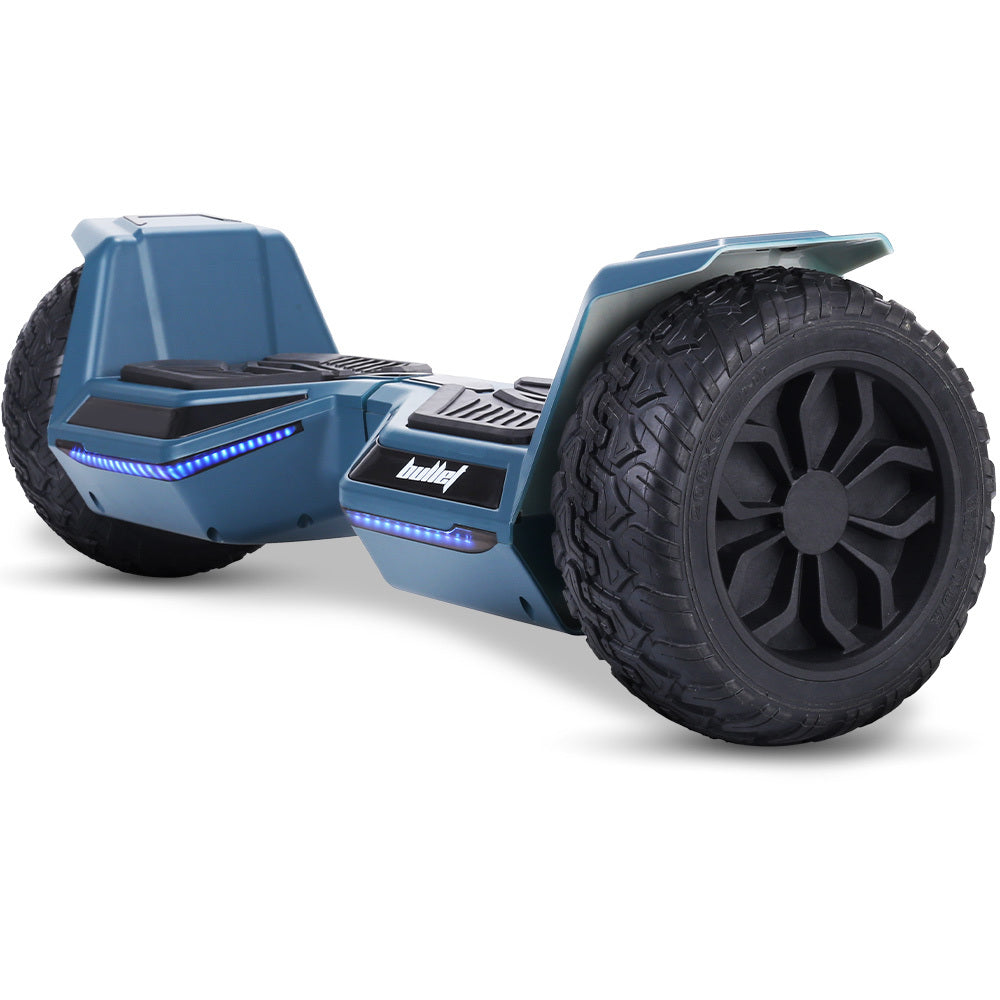 Bullet SX-4500 Hoverboard Scooter, 8.5  Wheels, 700W Brushless, Superior Self Balancing System, UL Certified, LED Lights, Carry Bag, Navy Blue