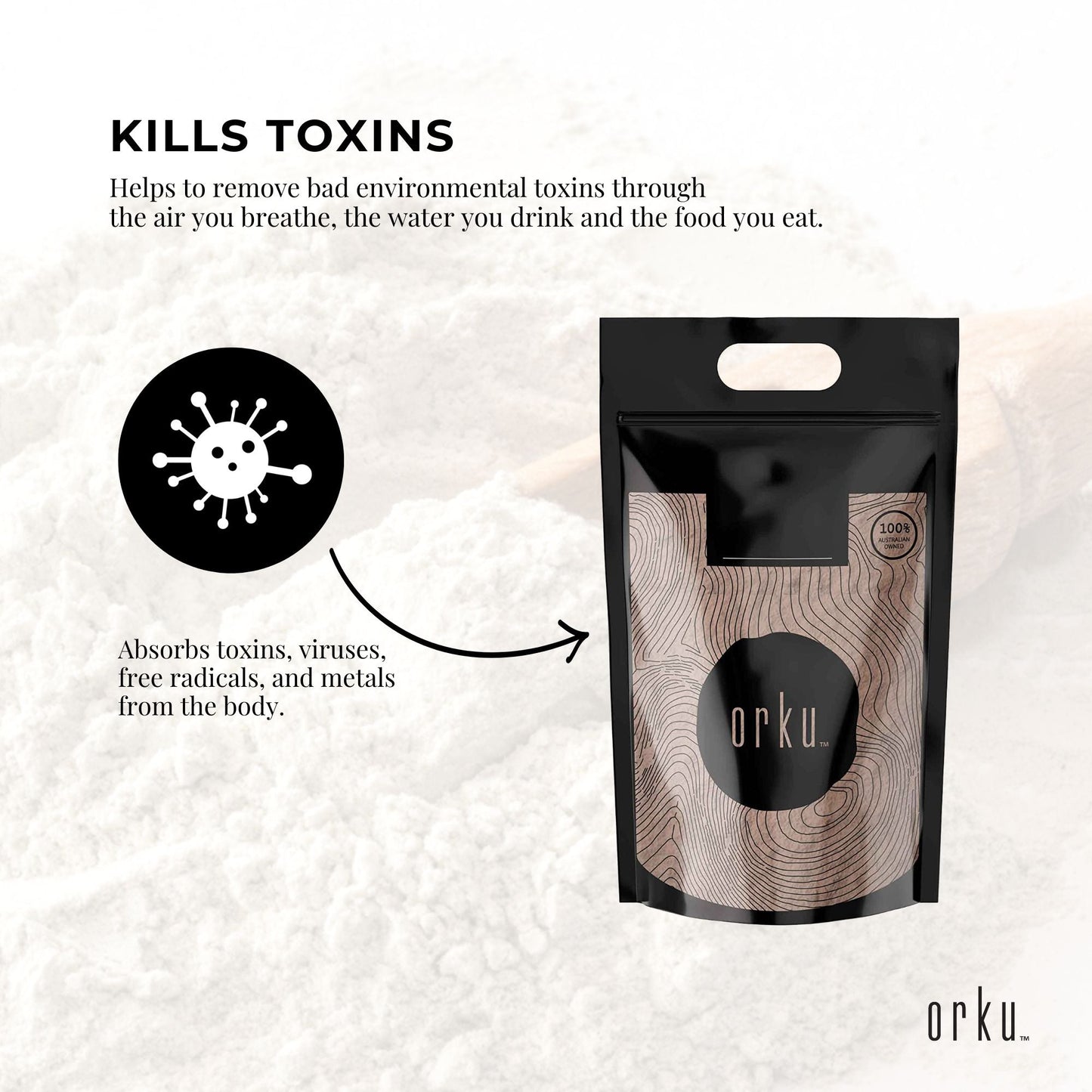 20Kg Pure Micronised Zeolite Powder Mineral - Micronized Volcamin