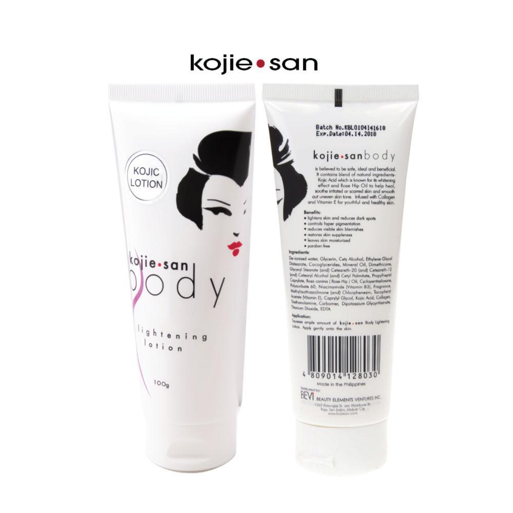Kojie San Body Lotion 100g - Kojic Acid Skin Moisturiser With Collagen.
