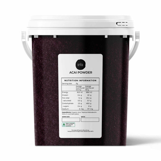 700g Acai Powder Bucket 100 percent Organic - Superfood Amazon Berries
