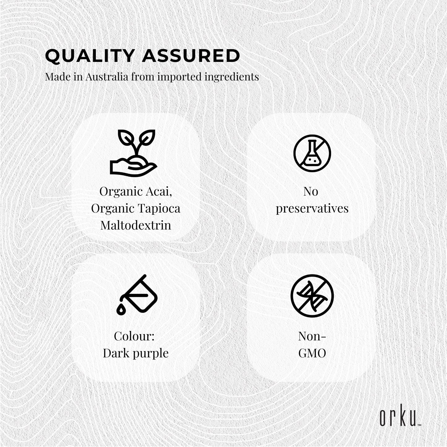 5kg Acai Powder Bag 100 percent Organic - Superfood Amazon Berries