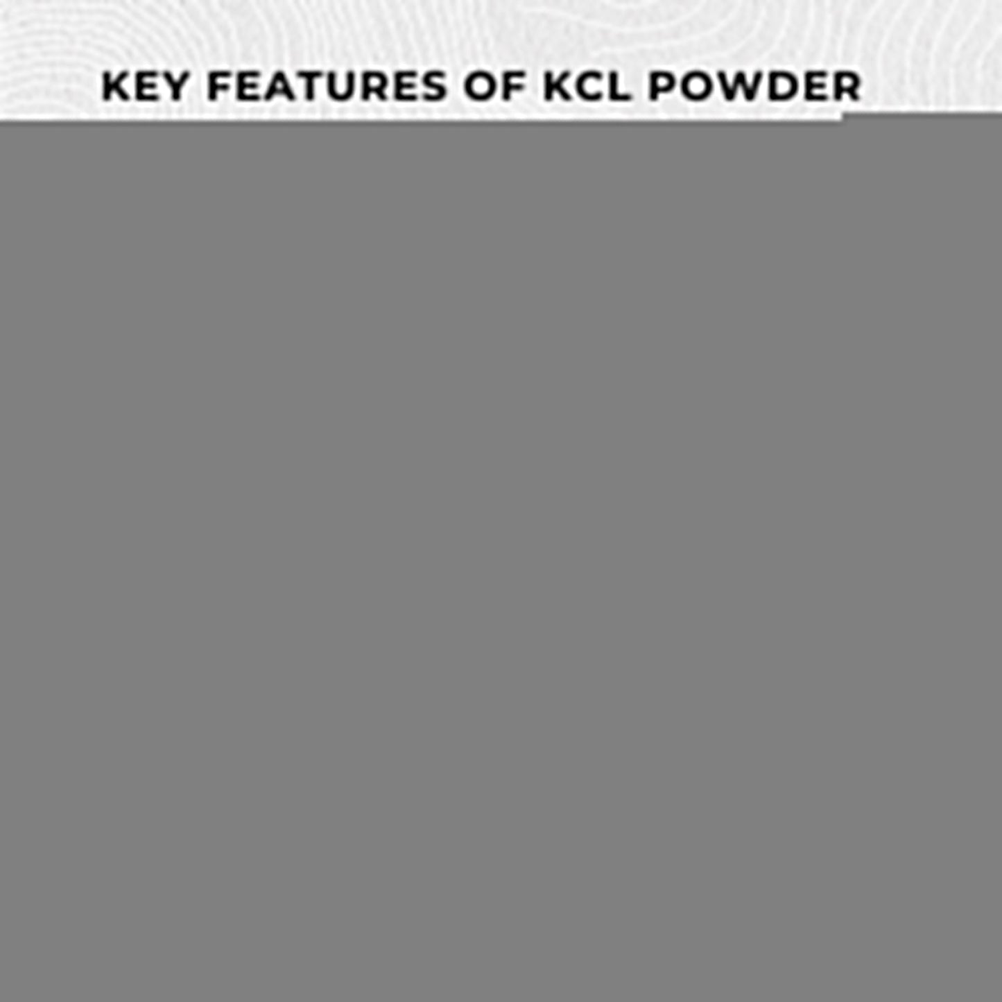Bulk 20Kg Potassium Chloride Powder Tub - Pure KCL E508 Food Grade Supplement