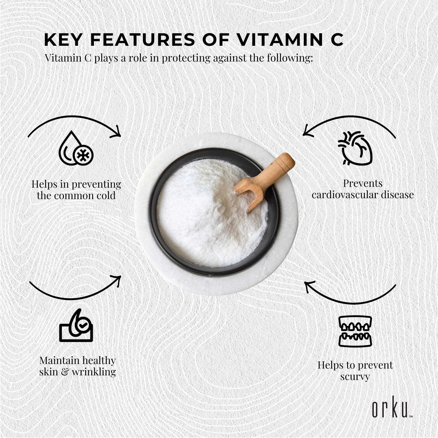 Bulk 10Kg Vitamin C Powder Pure L-Ascorbic Acid - USP Grade Non-GMO