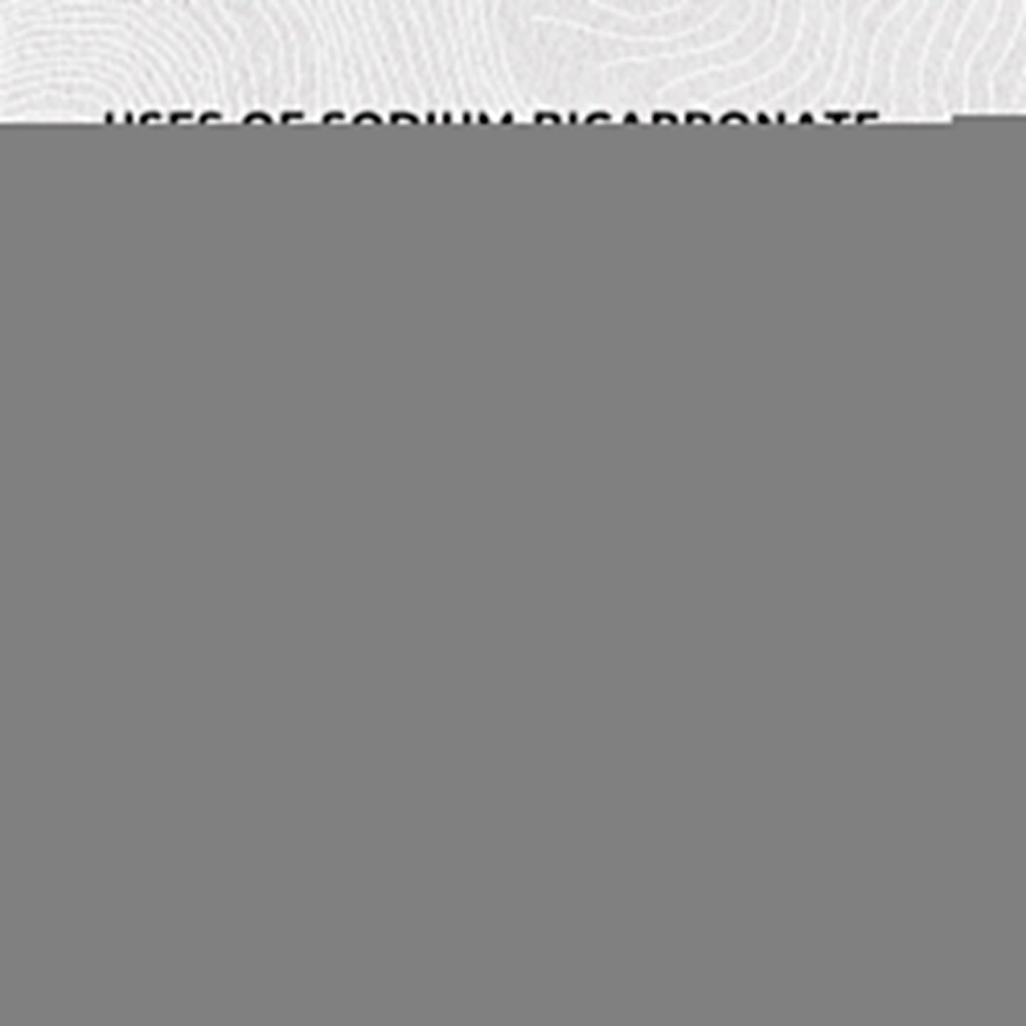 2Kg Sodium Bicarbonate - Food Grade Bicarb Baking Soda Hydrogen Carbonate Powder