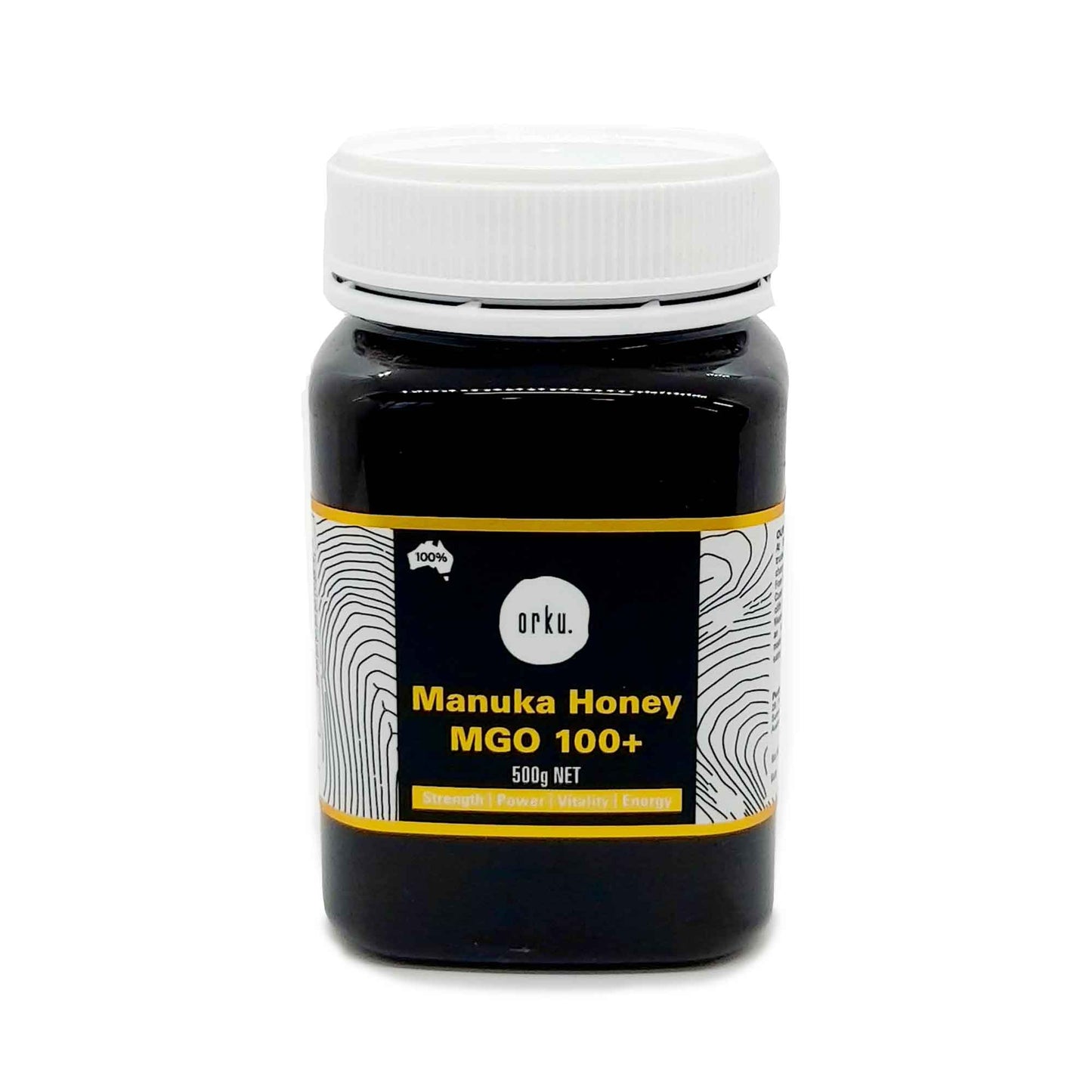 500g MGO 100+ Australian Manuka Honey - 100 percent Raw Natural Pure Jelly Bush